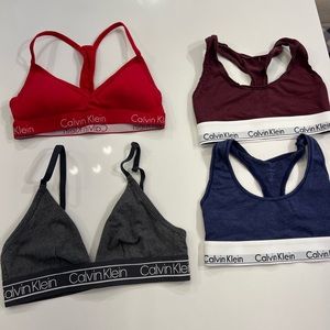 Calvin Klein cotton bras bundle